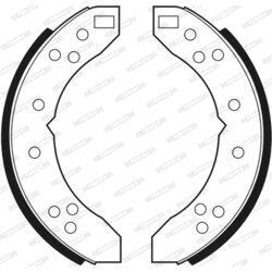 Sada brzdových čeľustí FERODO FSB346 - obr. 2