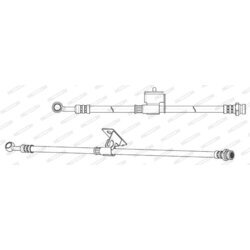 Brzdová hadica FERODO FHY2791 - obr. 1