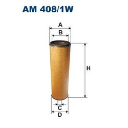 Filter sekundárneho vzduchu FILTRON AM 408/1W