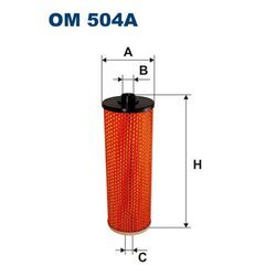Olejový filter FILTRON OM 504A