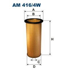Filter sekundárneho vzduchu FILTRON AM 416/4W