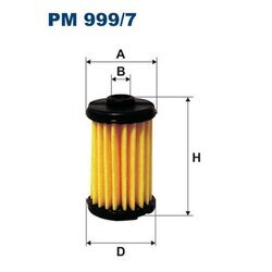 Palivový filter FILTRON PM 999/7