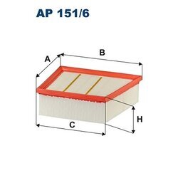 Vzduchový filter FILTRON AP 151/6