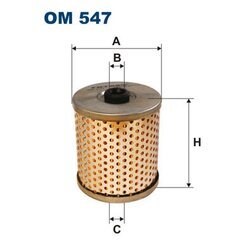 Filter pracovnej hydrauliky FILTRON OM 547