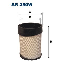 Filter sekundárneho vzduchu FILTRON AR 350W