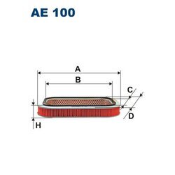 Vzduchový filter FILTRON AE 100