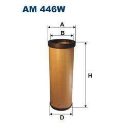 Filter sekundárneho vzduchu FILTRON AM 446W