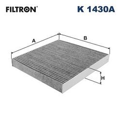 Filter vnútorného priestoru FILTRON K 1430A