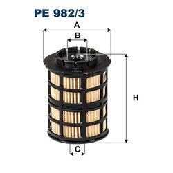 Palivový filter FILTRON PE 982/3