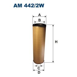 Filter sekundárneho vzduchu FILTRON AM 442/2W