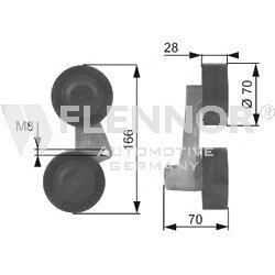 Napínacia kladka rebrovaného klinového remeňa FLENNOR FS99257