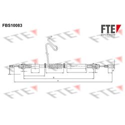 Ťažné lanko parkovacej brzdy FTE 9250374