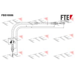 Ťažné lanko parkovacej brzdy FTE FBS10086