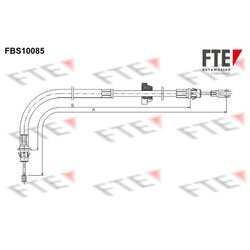 Ťažné lanko parkovacej brzdy FTE 9250376