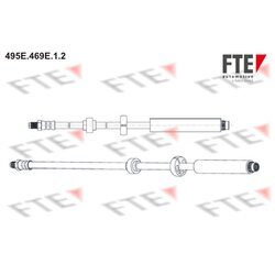 Brzdová hadica FTE 495E.469E.1.2