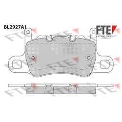 Sada brzdových platničiek kotúčovej brzdy FTE 9011170