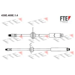Brzdová hadica FTE 430E.469E.1.4