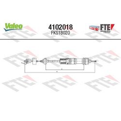 Lanko ovládania spojky FTE 4102018