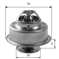 Termostat chladenia GATES TH14488G1