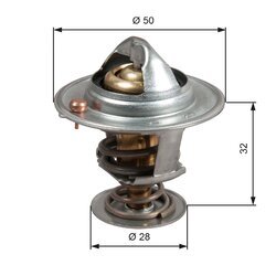 Termostat chladenia GATES TH50588G1