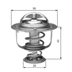 Termostat chladenia GATES TH31388G1