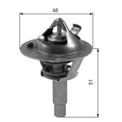 Termostat chladenia GATES TH38490G1