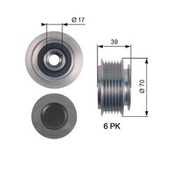 Voľnobežka alternátora GATES OAP7143