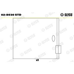 Puzdro vahadla ventilu GLYCO 02-8030 STD