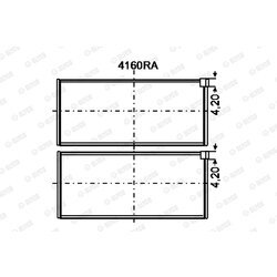 Ložisko GLYCO 4160RA