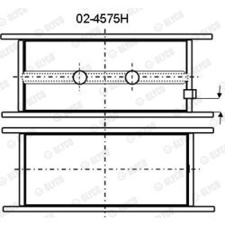 Ložisko GLYCO 02-4575H - obr. 1