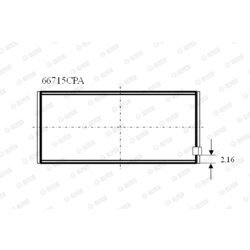 Ložisko GLYCO 66715CPA