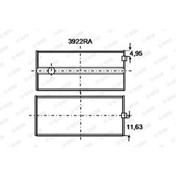 Ložisko GLYCO 3922RA