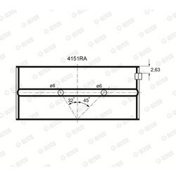 Ložisko GLYCO 4151RA