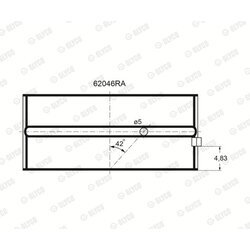 Ložisko GLYCO 62046RA