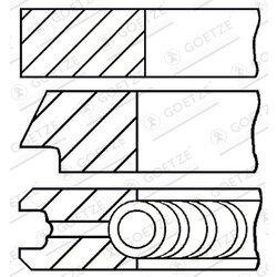 Sada piestnych krúžkov GOETZE ENGINE 08-436500-00