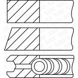 Sada piestnych krúžkov GOETZE ENGINE 08-450500-00 - obr. 1