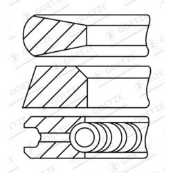 Sada piestnych krúžkov GOETZE ENGINE 08-335900-10