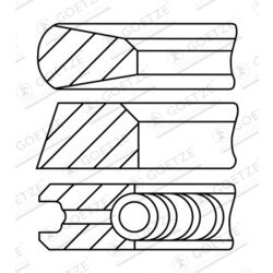 Sada piestnych krúžkov GOETZE ENGINE 08-740900-10