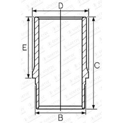 Vložka valcov GOETZE ENGINE 14-684840-00