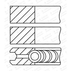 Sada piestnych krúžkov GOETZE ENGINE 08-134000-00