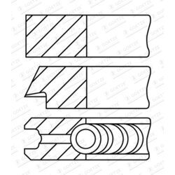 Sada piestnych krúžkov GOETZE ENGINE 08-148307-00