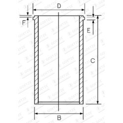 Vložka valcov GOETZE ENGINE 14-040110-00