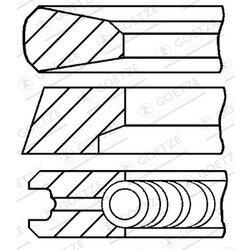 Sada piestnych krúžkov GOETZE ENGINE 08-420900-00