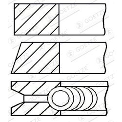 Sada piestnych krúžkov GOETZE ENGINE 08-101300-00
