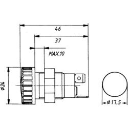 Kontrolné svetlo HELLA 2AA 008 594-001 - obr. 1