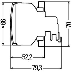 Smerové svetlo HELLA 2BA 009 001-077 - obr. 1