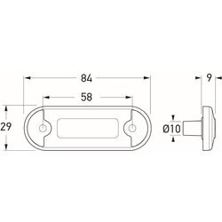 Obrysové svetlá HELLA 2PF 980 855-037 - obr. 1