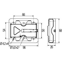 Zadné svetlo HELLA 2VA 980 720-007 - obr. 1