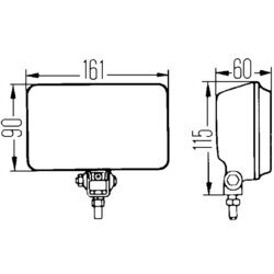 Hmlové svetlo HELLA 1NB 005 860-001 - obr. 1