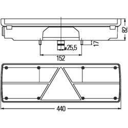 Zadné svetlo HELLA 2VP 340 450-151 - obr. 2